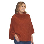 Load image into Gallery viewer, Spice Diamond Knit Sweater Poncho