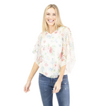 Load image into Gallery viewer, Floral V-Neck Top