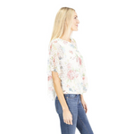 Load image into Gallery viewer, Floral V-Neck Top