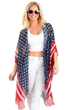 Load image into Gallery viewer, Women's Americana Vest Topper with Rhinestones