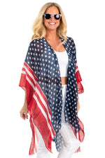 Load image into Gallery viewer, Women's Americana Vest Topper with Rhinestones