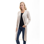 Load image into Gallery viewer, Ivory Cascade Pointelle Cardigan