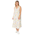 Load image into Gallery viewer, Whimsical Floral Print Tiered Dress