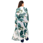 Load image into Gallery viewer, Tropical Leaves Kimono