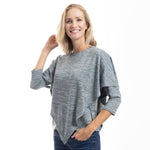 Load image into Gallery viewer, Silk Wave Poncho Popover Blouse