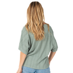 Load image into Gallery viewer, Dolman Sleeve Textured Knit Top
