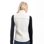 Load image into Gallery viewer, Chic Core Winter White Quilted Vest