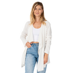 Load image into Gallery viewer, Cable Knit Handkerchief Open Front Cardigan