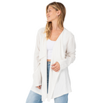 Load image into Gallery viewer, Cable Knit Handkerchief Open Front Cardigan