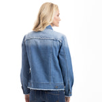Load image into Gallery viewer, Sunflower Embroidery Jean Jacket