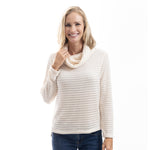 Load image into Gallery viewer, Cozy Elegance Cowl Neck Sweater