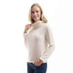 Load image into Gallery viewer, Cozy Elegance Cowl Neck Sweater