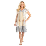 Load image into Gallery viewer, Midi Ruffle Tassel Tiered Sun Dress