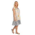 Load image into Gallery viewer, Midi Ruffle Tassel Tiered Sun Dress