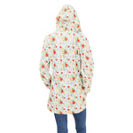 Load image into Gallery viewer, Berry Hooded Drawstring Raincoat