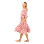 Load image into Gallery viewer, Blush Bloom Midi Dress