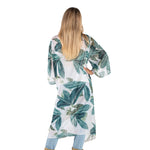 Load image into Gallery viewer, Tropical Leaves Kimono