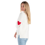 Load image into Gallery viewer, Hidden Hearts Mock Neck Sweater