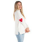 Load image into Gallery viewer, Hidden Hearts Mock Neck Sweater