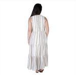 Load image into Gallery viewer, Stripe Tank Dress with V-Neck