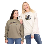 Load image into Gallery viewer, Black Lab Embroidered Sweatshirt