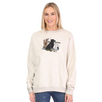 Load image into Gallery viewer, Black Lab Embroidered Sweatshirt