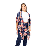 Load image into Gallery viewer, Hibiscus Tassel Kimono