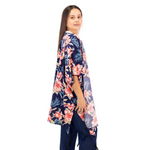 Load image into Gallery viewer, Hibiscus Tassel Kimono