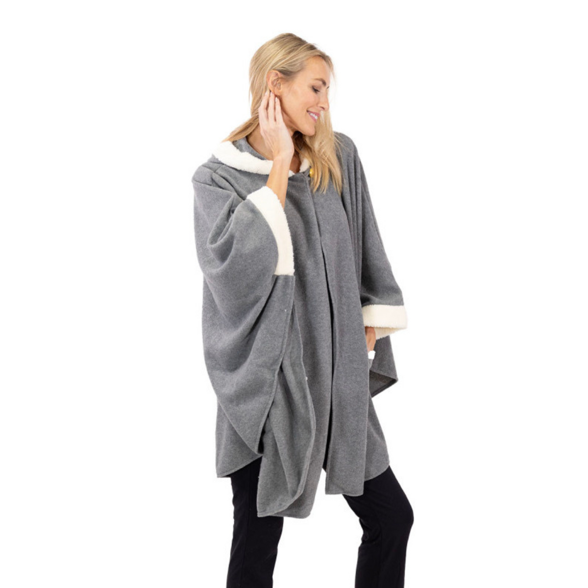 Daisy Sherpa Trimmed Cozy Coat and Glove Set – Linda Anderson