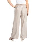 Load image into Gallery viewer, Wide Leg Linen Blend Travel Pants