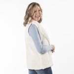 Load image into Gallery viewer, Lauren Cozy Coat Textured Faux Fur Vest