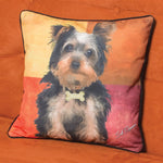 Load image into Gallery viewer, Stewie the Yorkie Pillow at Linda Anderson
