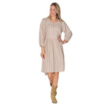 Load image into Gallery viewer, Puff Sleeve Linen Blend Dress
