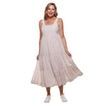 Load image into Gallery viewer, Sandy Stripes Tiered Sun Dress