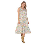 Load image into Gallery viewer, Floral Print Tiered Ruffled Midi Dress