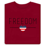 Load image into Gallery viewer, Freedom Flag Heart T-Shirt