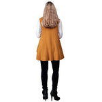 Load image into Gallery viewer, Ladies Mustard Ruana Knit Vest at Linda Anderson
