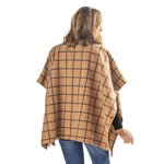 Load image into Gallery viewer, Bridget Cozy Coat 4 Button Fleece Poncho