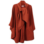 Load image into Gallery viewer, Le Moda Women’s Wrap with Integrated Pleated Scarf - One Size Fits All at Linda Anderson
