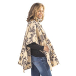 Load image into Gallery viewer, Bridget Cozy Coat 4 Button Fleece Poncho
