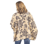 Load image into Gallery viewer, Bridget Cozy Coat 4 Button Fleece Poncho
