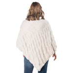 Load image into Gallery viewer, Plush Faux Fur Winter White Cozy Coat Poncho