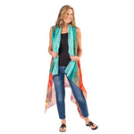 Load image into Gallery viewer, Chiffon Pleated Kimono