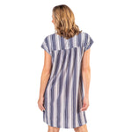Load image into Gallery viewer, Viscose Stripe Shirt Dress
