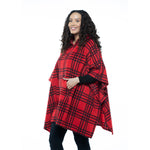 Load image into Gallery viewer, Tiana Hooded Full Zip Fleece Poncho