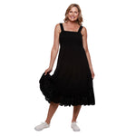 Load image into Gallery viewer, Cotton Eyelet Tiered Sun Dress
