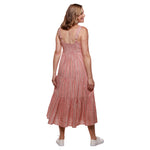 Load image into Gallery viewer, Rose Multicolored Tiered Sun Dress
