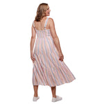 Load image into Gallery viewer, Aqua Multicolored Tiered Sun Dress