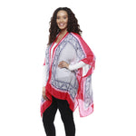 Load image into Gallery viewer, Rose Red Kimono