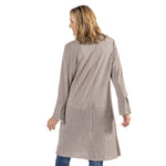 Load image into Gallery viewer, Duster Cardigan Sweater with Lace Detail